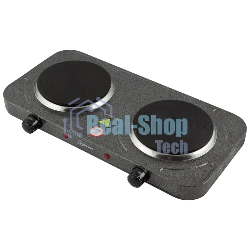 Плита настольная электрическая Homestar HS-1104 1000+1000Вт Ф155+155мм чугун