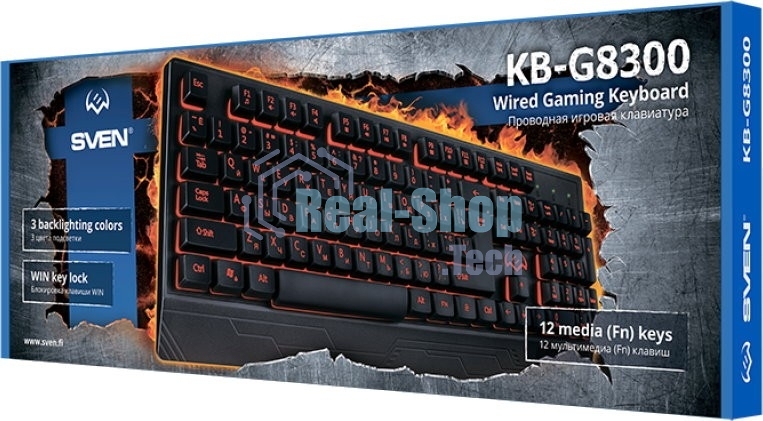 Клавиатура проводная игровая SVEN KB-G8300