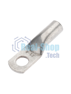 Наконечник медный луженый ТМЛ-Р 25–8 (25мм² - Ø8мм) (в упак. 100 шт.)