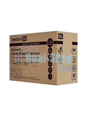 Источник бесперебойного питания ExeGate SpecialPro UNB-1500.LED.AVR.C13.RJ 1500VA/950W, LED, AVR, 6*IEC-C13, RJ45/11, черный