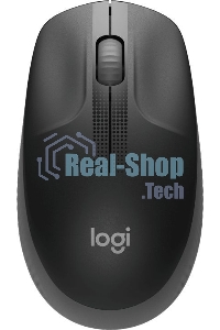 Мышь беспроводная Logitech M190 черный, 1000 dpi, радиоканал, USB, кнопки - 3