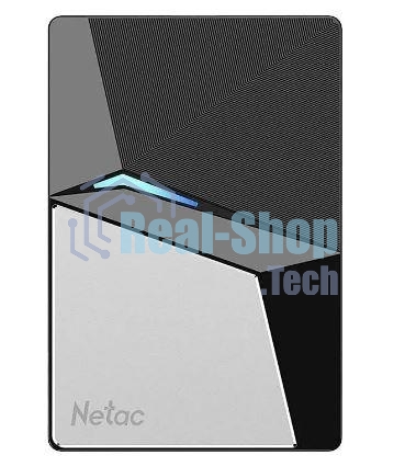 Внешний SSD Netac Z7S, 120 Gb, USB 3.2 Gen 2 Type-C, R/W 550/480, черный