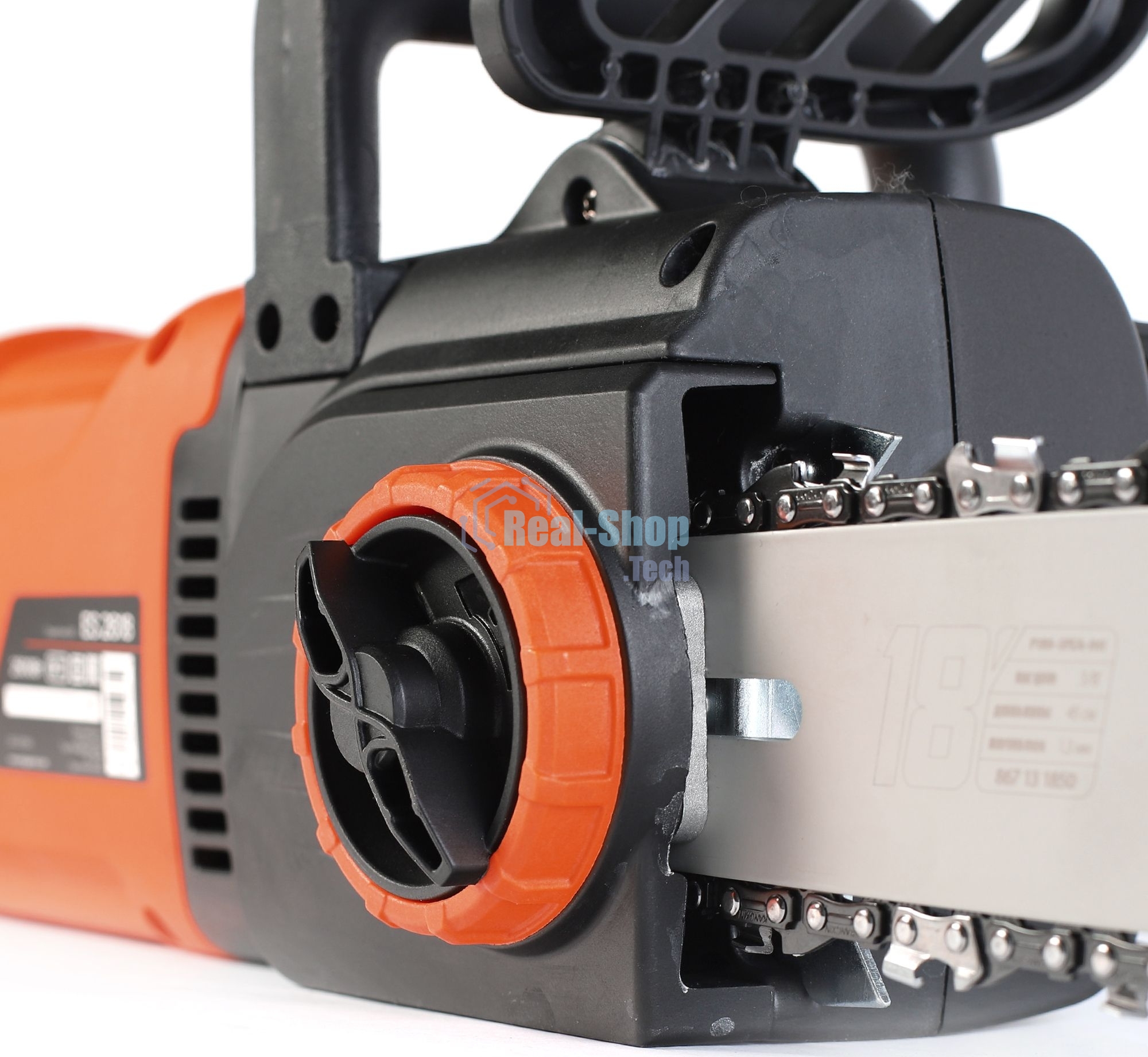 Пила цепная электрическая PATRIOT ES 2618, 2.5кВт,18' шина, продольный двигатель, плавный пуск, бесключевая натяжка цепи