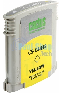 Картридж струйный Cactus CS-C4838 желтый (29 мл) для №11 HP 2000/2500/1000/1100/1200
