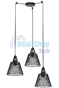 Светильник подвесной HIPER H155-2 3E2740Вт черный