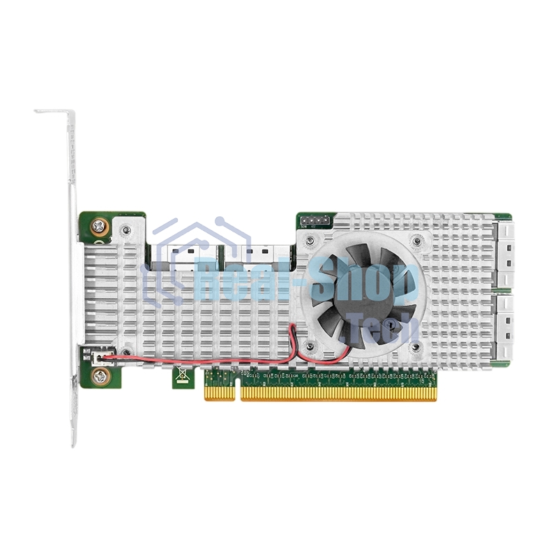 Адаптер LR-LINK PCle4.0 x16 4*SFF-8654 8i NVMe Switch Adapter