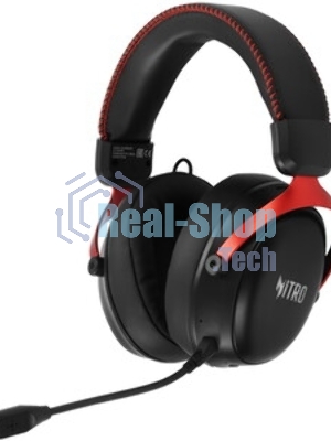 Гарнитура Acer OHR401 чёрный, беспроводная + проводная, USB/Bluetooth/mini jack 3.5 мм, до 55 ч, подсветка
