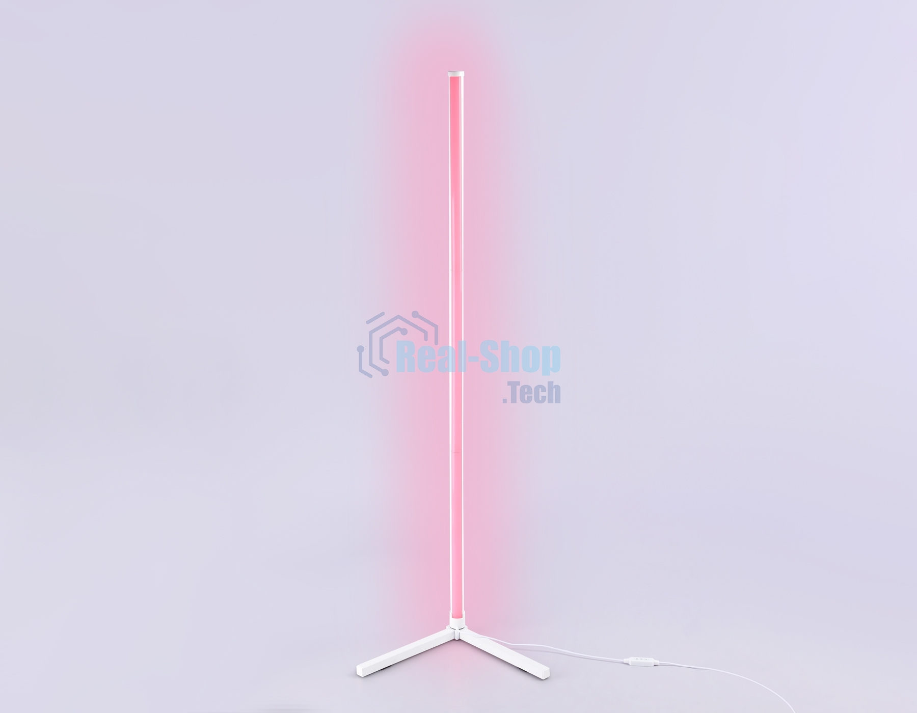 Светильник Ambrella light FL8020 WH белый LED 15W RGB D32*1250 (ПДУ РАДИО 2.4G)