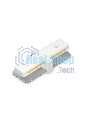 GL7159 WH белый коннектор прямой для однофазного шинопровода Standard 220V NEW 79*35*20