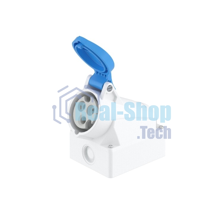 Розетка наруж. уст. 16А 230В 2P+E IP44 ДКС DIS5131653