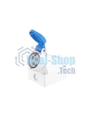 Розетка наруж. уст. 16А 230В 2P+E IP44 ДКС DIS5131653
