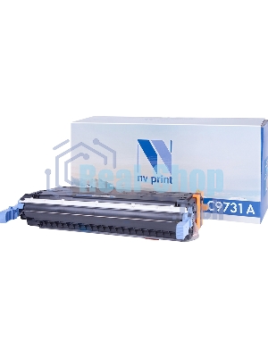 Картридж лазерный NVPrint совместимый HP C9731A Cyan для LJ Color 5500/5550 (12000k)