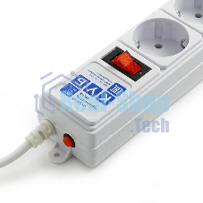 Сетевой фильтр Power Cube B 0,5 м 5 розеток (белый) 10А/2,2кВт