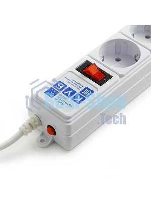 Сетевой фильтр Power Cube B 0,5 м 5 розеток (белый) 10А/2,2кВт