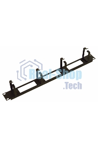 Горизонт. кабельный органайзер с окнами 19