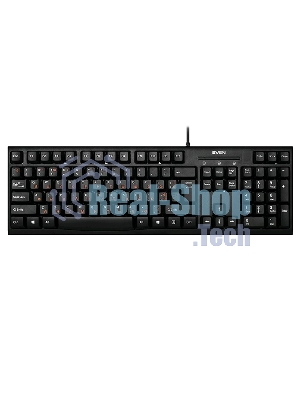 Клавиатура SVEN KB-S300 проводная, USB Type-A, чёрный