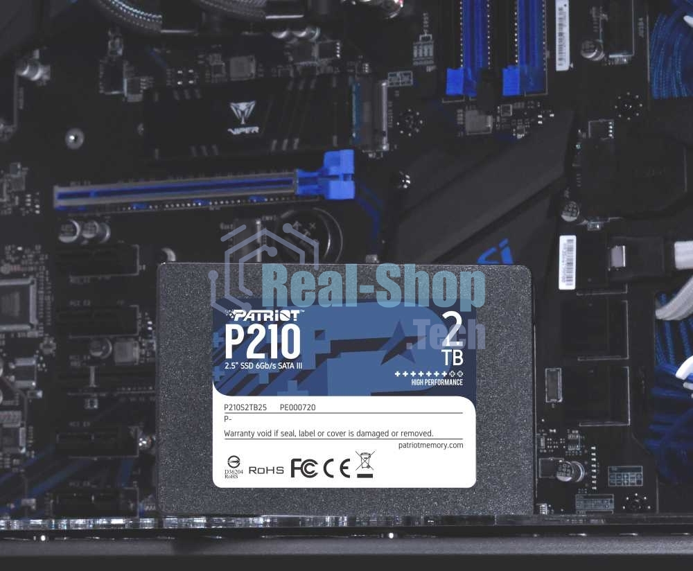 Накопитель SSD Patriot P210, 2Tb, SATA III, 2.5