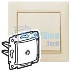 Механизм розетки TV СП Valena 2400мГц сл. кость (DIY-упак.) Leg 695618