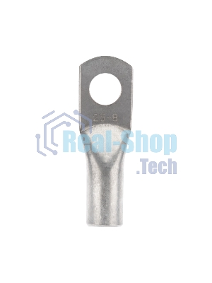 Наконечник медный луженый ТМЛ-Р 25–8 (25мм² - Ø8мм) (в упак. 100 шт.)