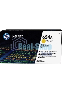 Тонер Картридж HP 654A CF332A желтый для HP CLJ Ent M651n/M651dn/M651xh/M680dn/M680f (15000 стр.)