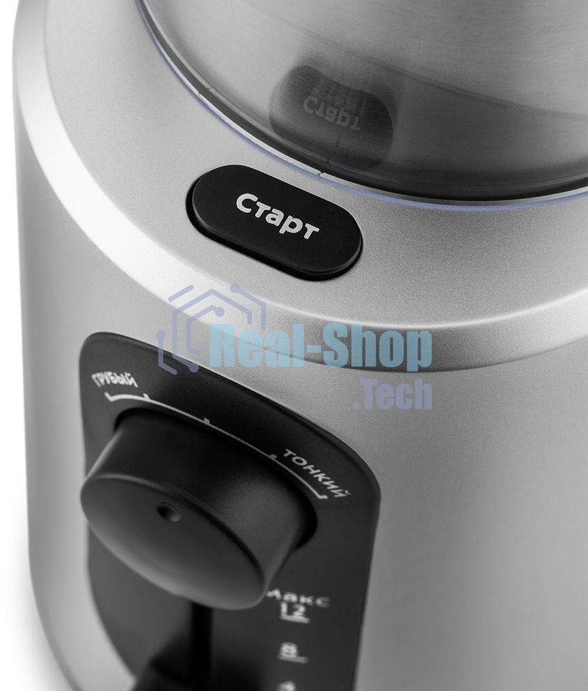 Кофемолка Kitfort KT-748 200Вт сист.помол.:ротац.нож вместим.:70гр нержавеющая сталь/черный