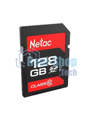 Флеш карта Netac P600 SDHC 128Gb U1/C10 up to 80Mb/s, retail pack