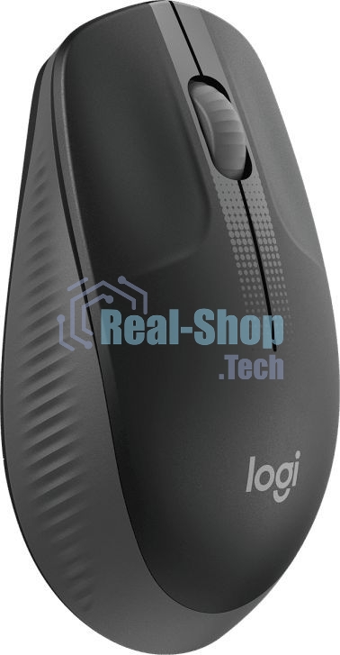 Мышь беспроводная Logitech M190 черный, 1000 dpi, радиоканал, USB, кнопки - 3