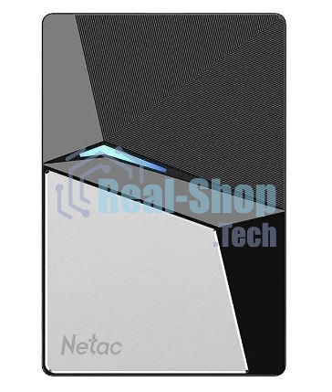 Внешний SSD Netac Z7S, 240 Gb, USB 3.2 Gen 2 Type-C, R/W 550/480, черный
