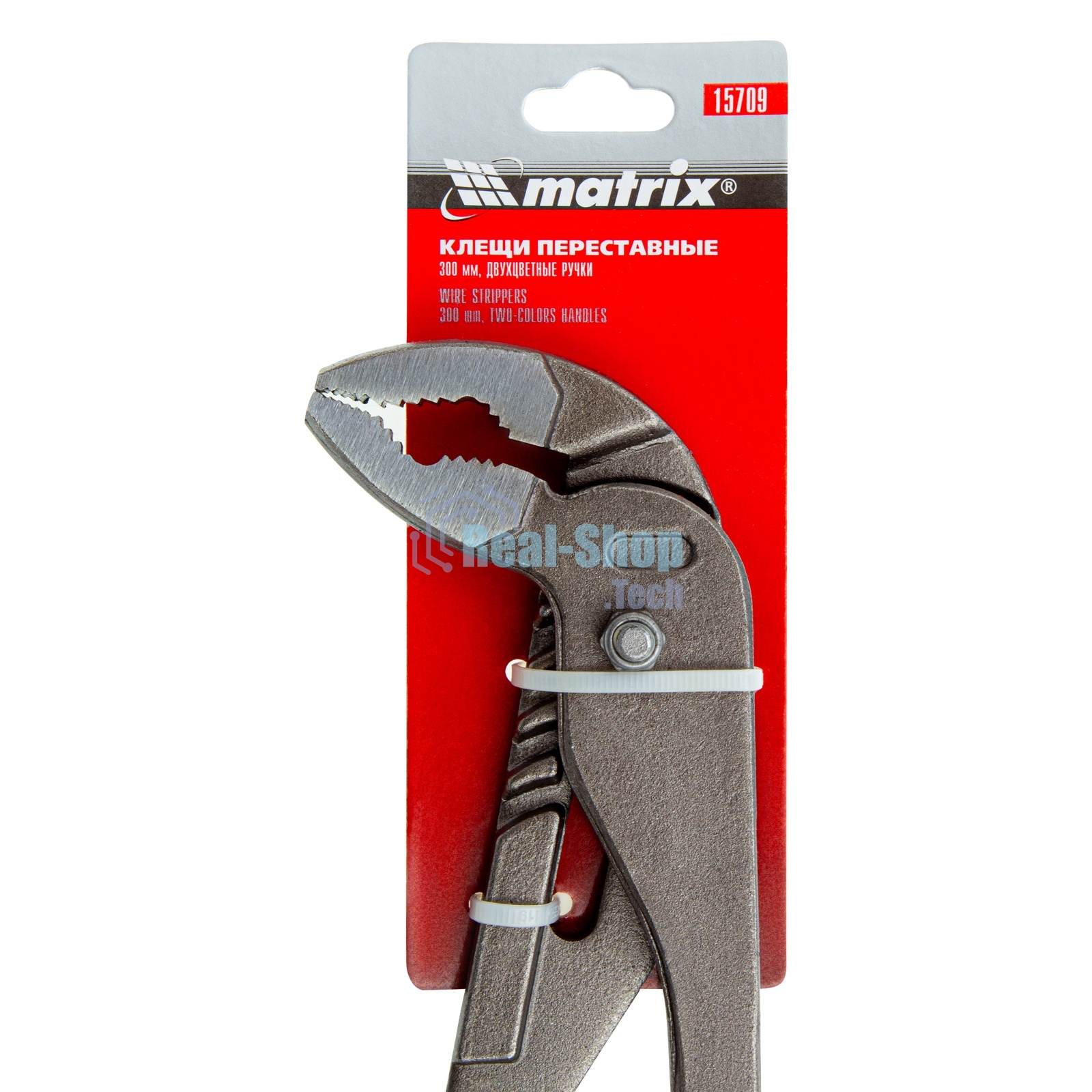 Клещи Matrix 300 мм переставные обливные рукоятки