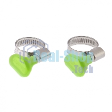 Хомуты металлические Сибртех элемент крепления с формой ключа 16-25 мм, 2 шт.