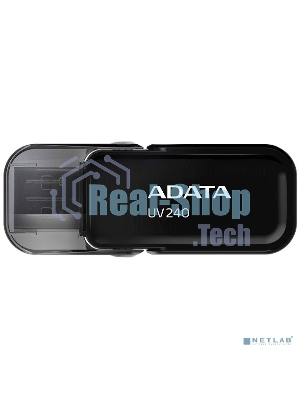 Флешка USB ADATA UV240 (AUV240-64G-RBK), 64Gb, USB 2.0, R/W 15/5, черный