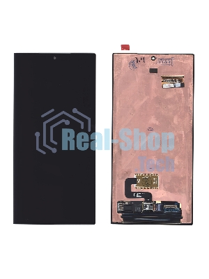 Дисплей для Samsung Galaxy S23 Ultra SM-S918B в сборе с тачскрином, черный orig