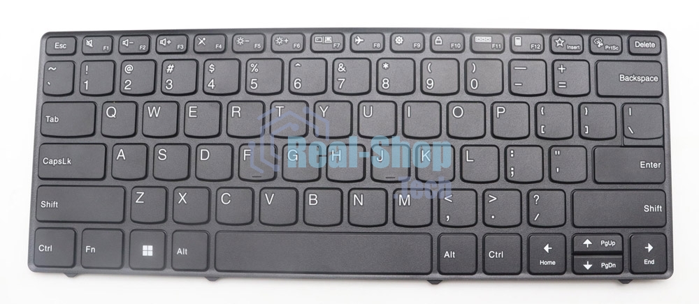 Клавиатура для ноутбука Lenovo 100w 300w 500w Yoga Gen 4 черная