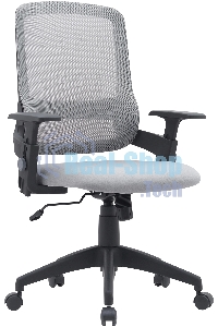 Кресло компьютерное Cactus CS-MC313-BKGY черный/серый, сетка/ткань