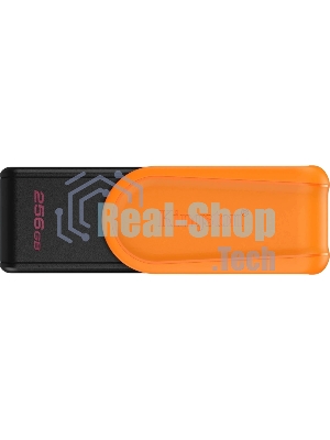 Флешка USB Kingston DataTraveler Exodia S (DTXS/256Gb), 256Gb, USB 3.2 Gen 1, R/W 70/25, оранжевый/черный