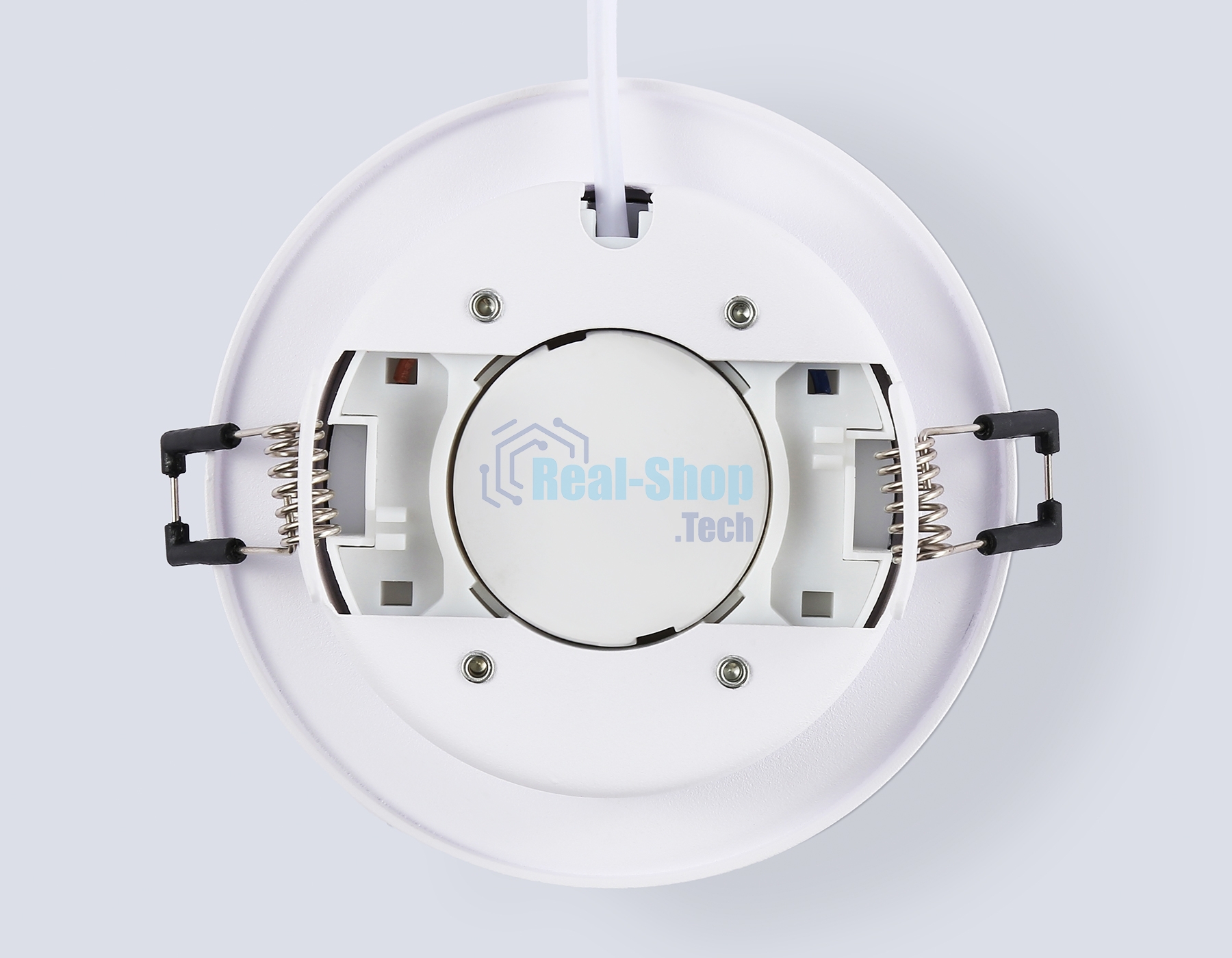 Светильник встраиваемый Ambrella light TN6733 WH белый IP44 GX53 D110*57