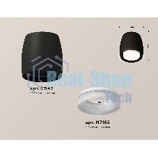 Светильник Ambrella Light XS1142041 SBK/FR черный песок/белый матовый MR16 GU5.3 (C1142, N7165)