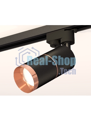 Светильник Ambrella light XT6302031 SBK/PPG черный песок/золото розовое полированное MR16 GU5.3