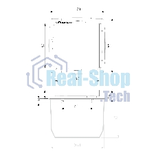 Заглушка Werkel W1159204 (графит рифленый)