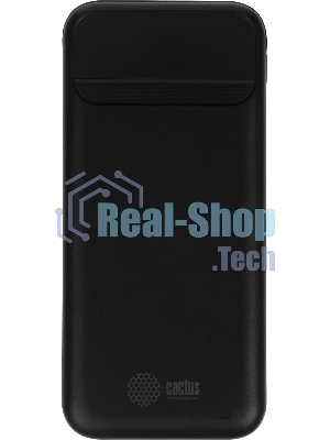 Портативный аккумулятор Cactus CS-PBFSCA-10000 10000mAh 4.5A 2xUSB-A/USB-C черный