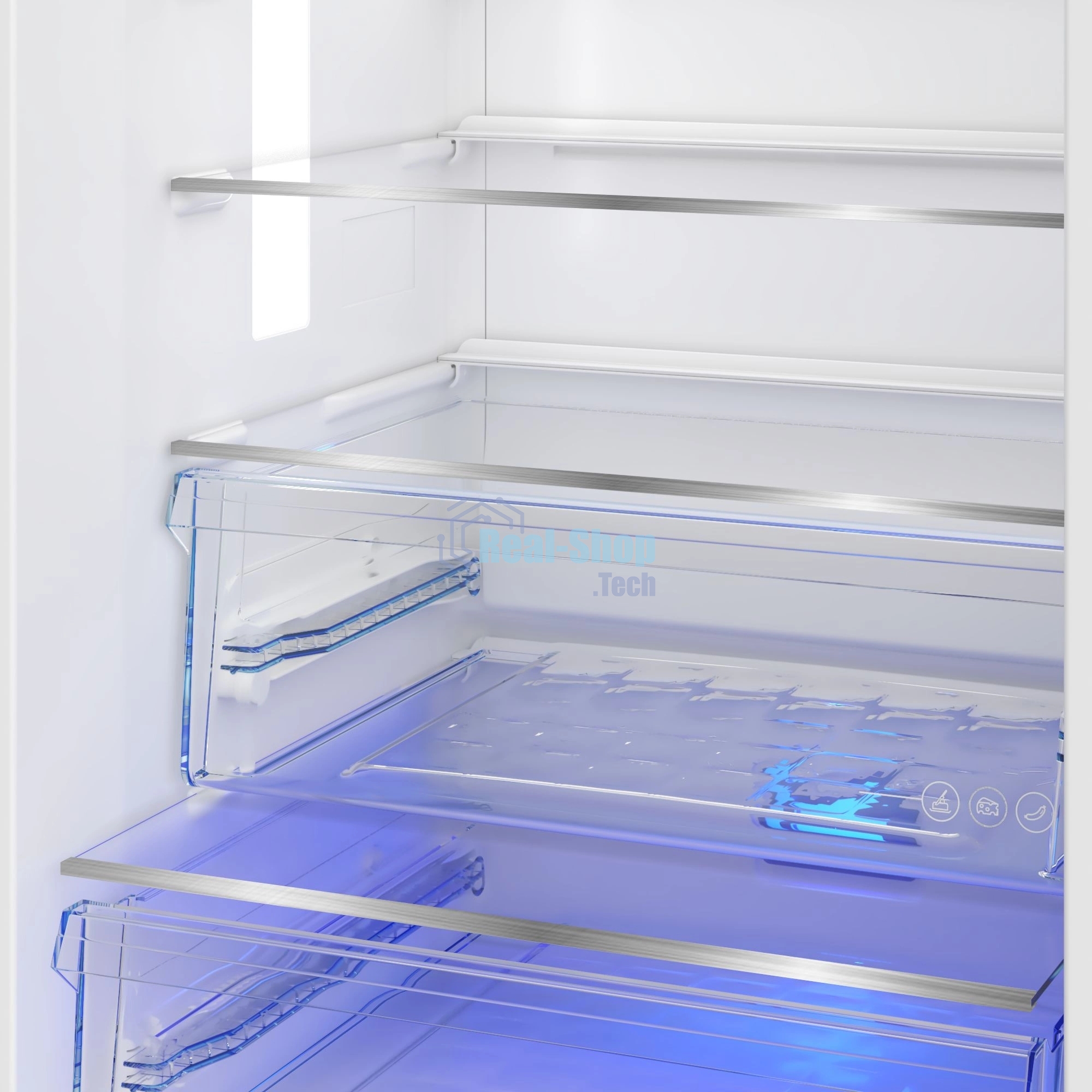 Холодильник Beko B3RCNK402HW белый двухкамерный 257/100л морозилка снизу