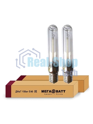 Лампа газоразрядная натриевая ДНаТ 150 E40 (25) МЕГАВАТТ 02935