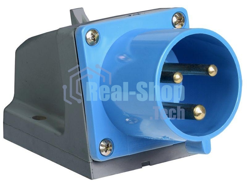 Вилка 523 стац.2Р + РЕ 32А 220В IP44 ИЭК