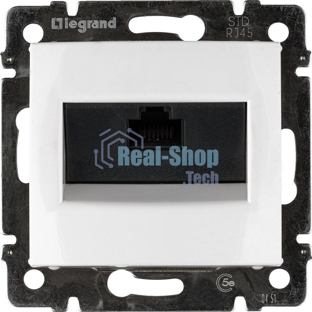 Компьютерная розетка Legrand Valena 774230, белая RJ45 5 кат UTP