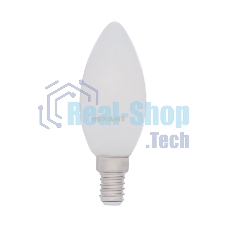 Лампа светодиодная филаментная Rexant Свеча CN35 9.5 Вт 915 Лм 4000K E14 матовая колба