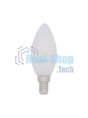 Лампа светодиодная филаментная Rexant Свеча CN35 9.5 Вт 915 Лм 4000K E14 матовая колба