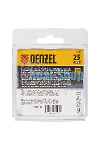 Набор бит торсионных Denzel PZ1x25 мм, лазерная обработка шлица, сталь S2, 10 шт.