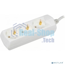 Удлинитель 3х1.5 м с заземл. 10А 250В У03 GENERICA 2P+PE 3х1 кв.мм IEK WYP10-10-03-D15-Z-G