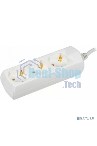 Удлинитель 3х1.5 м с заземл. 10А 250В У03 GENERICA 2P+PE 3х1 кв.мм IEK WYP10-10-03-D15-Z-G