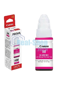 Чернила Canon GI-490M 0665C001 пурпурный для Canon Pixma G1400/2400/3400 (70мл)
